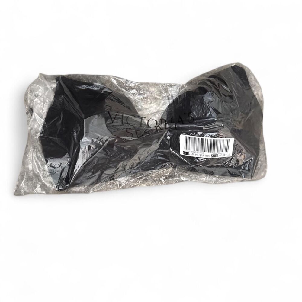 Victoria-s-secret Women's Black and Grey Bra
